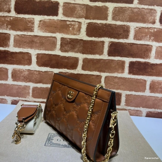 Hyperpeter GG shoulder bag leather GUCCI matelassé 0801